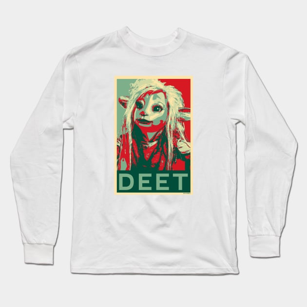 Deet - The Dark Crystal: Age of Resistance - Shepard Fairey Hope Poster Parody Long Sleeve T-Shirt by CH3Media